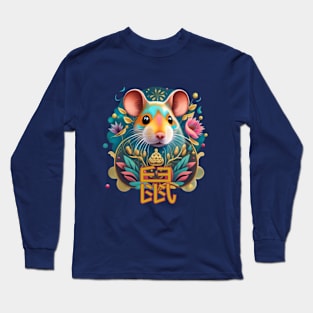 The rat, in Chinese astrology Long Sleeve T-Shirt